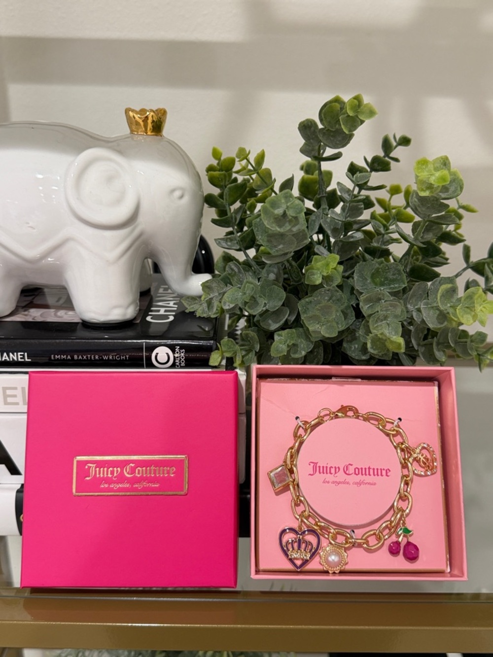 Juicy Couture Gold Charm Bracelet